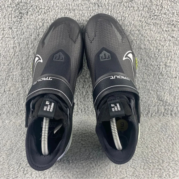 NEW NIKE FORCE Air Zoom Trout 8 Elite Baseball Cleats Mens‎ 9 Shoes Game Black - Picture 6 of 15